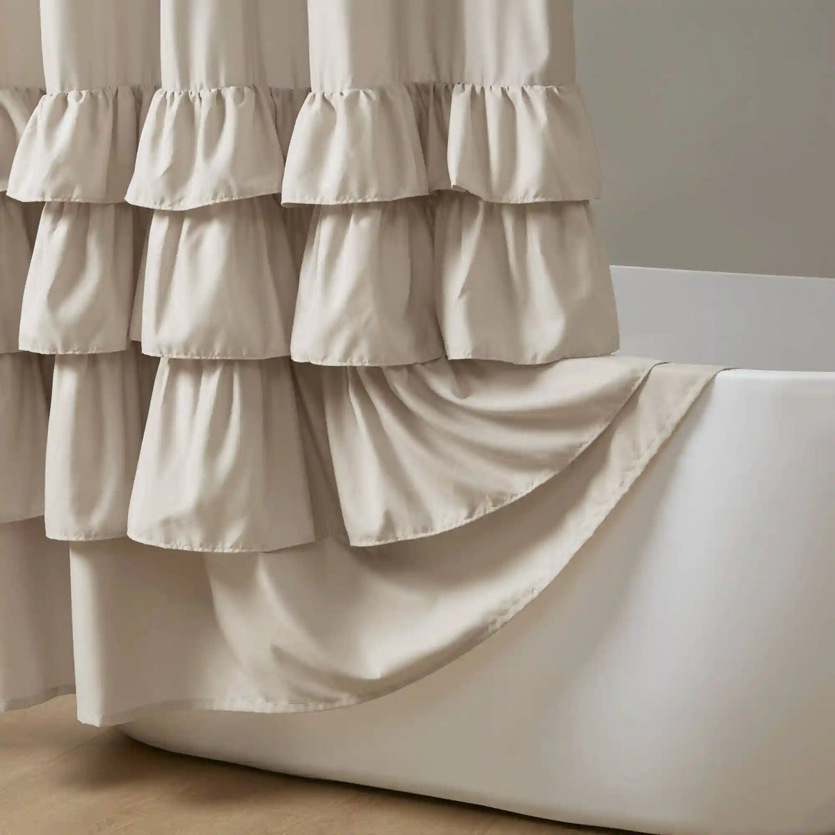 Grace Ruffled Shower Curtain
