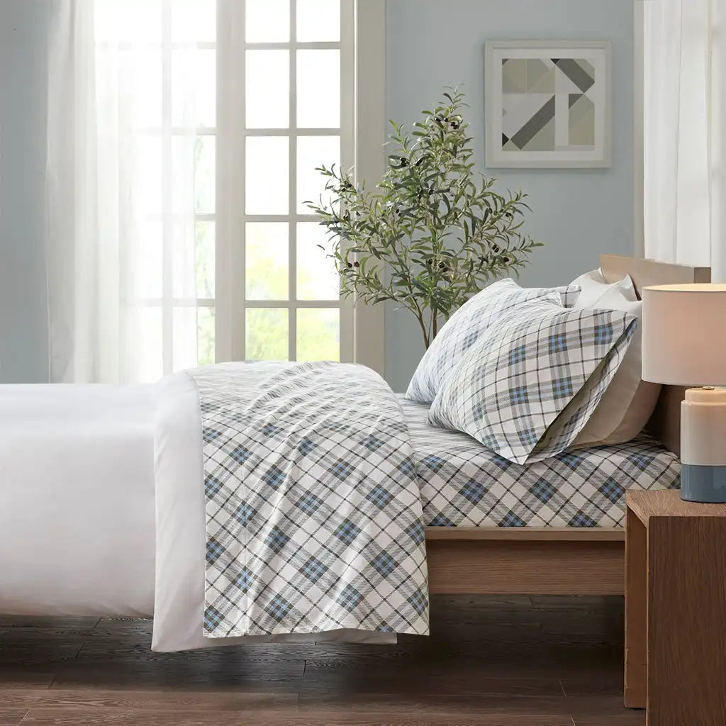Cozy Cotton Flannel Printed Sheet Set