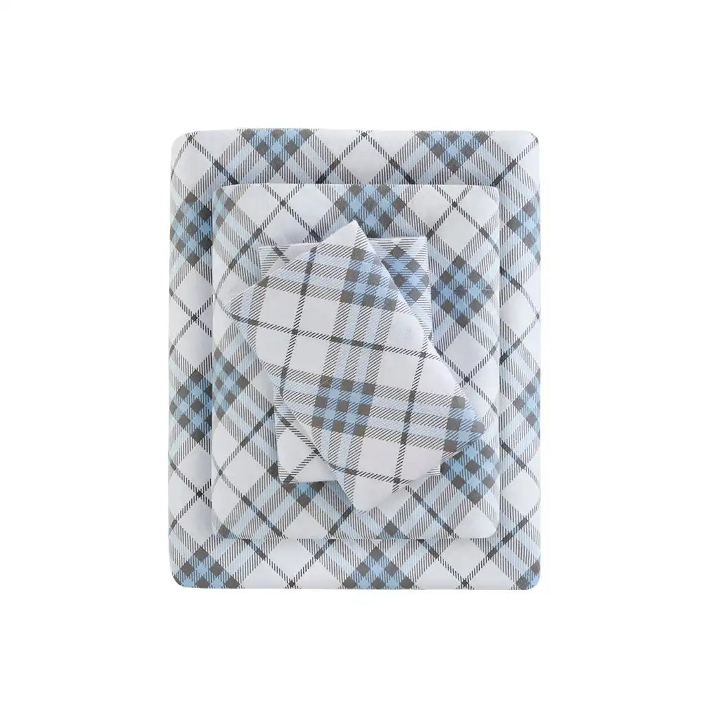 Cozy Cotton Flannel Printed Sheet Set
