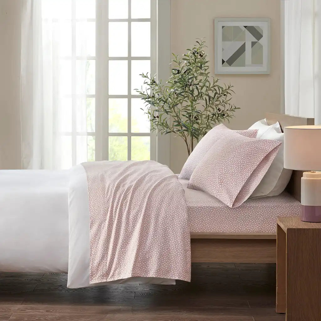 Cozy Cotton Flannel Printed Sheet Set