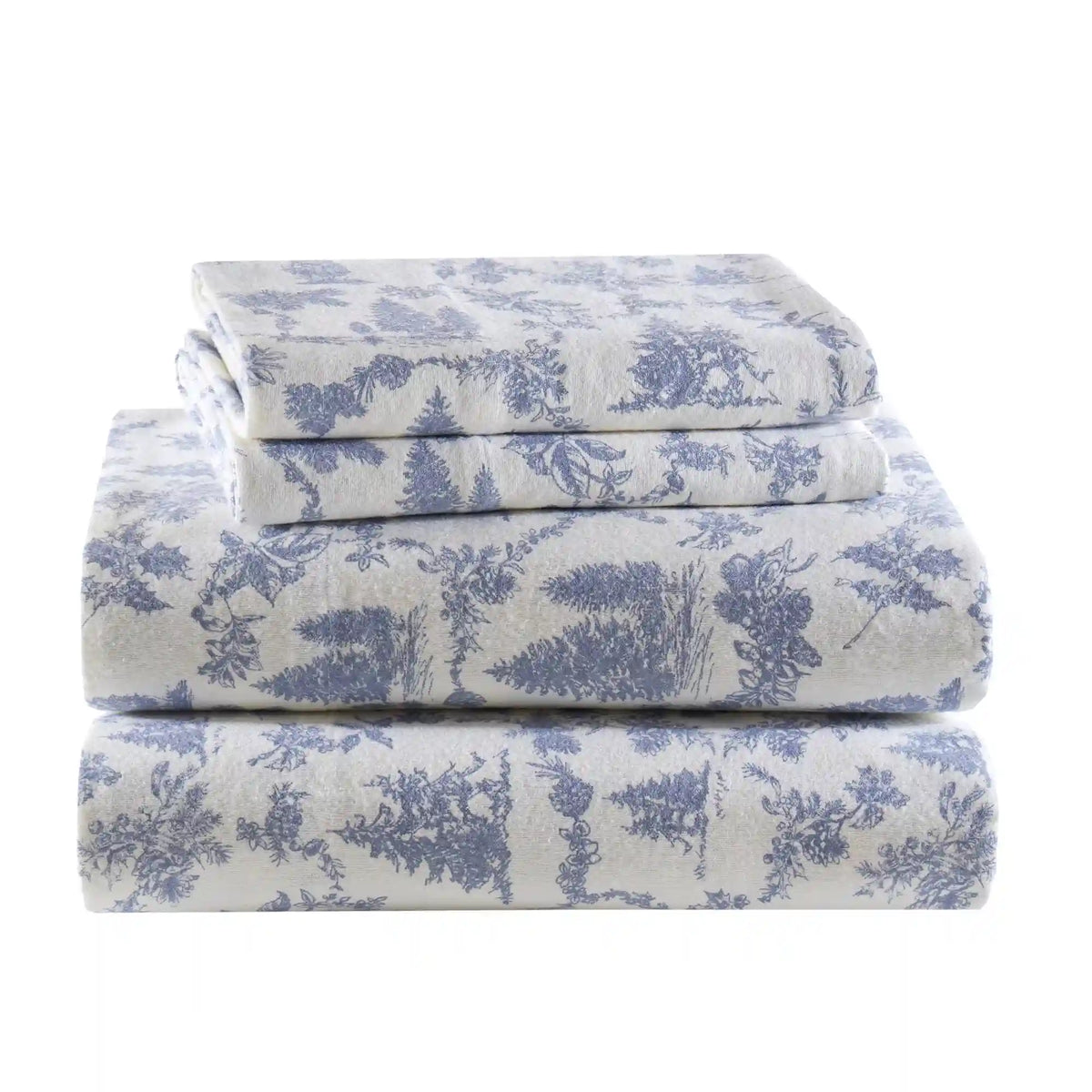 Cozy Cotton Flannel Printed Sheet Set