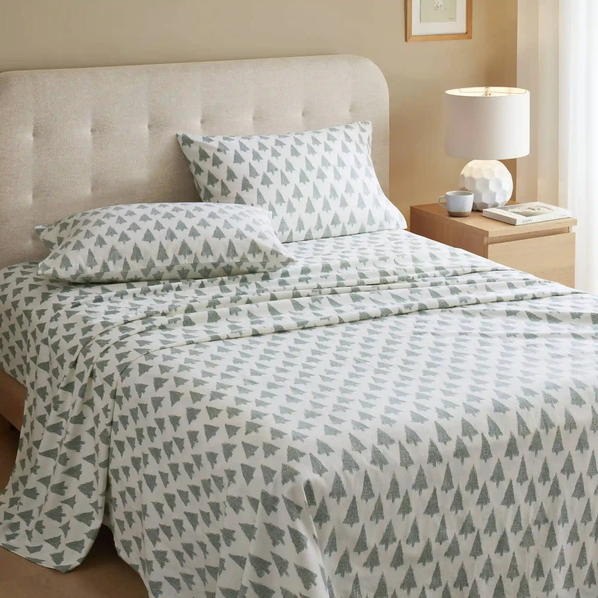 Cozy Cotton Flannel Printed Sheet Set