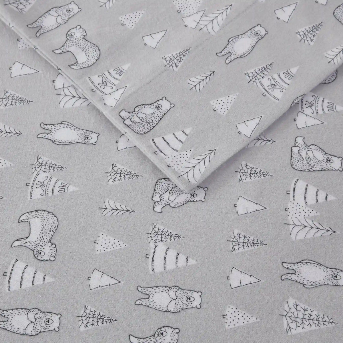 Cozy Cotton Flannel Printed Sheet Set