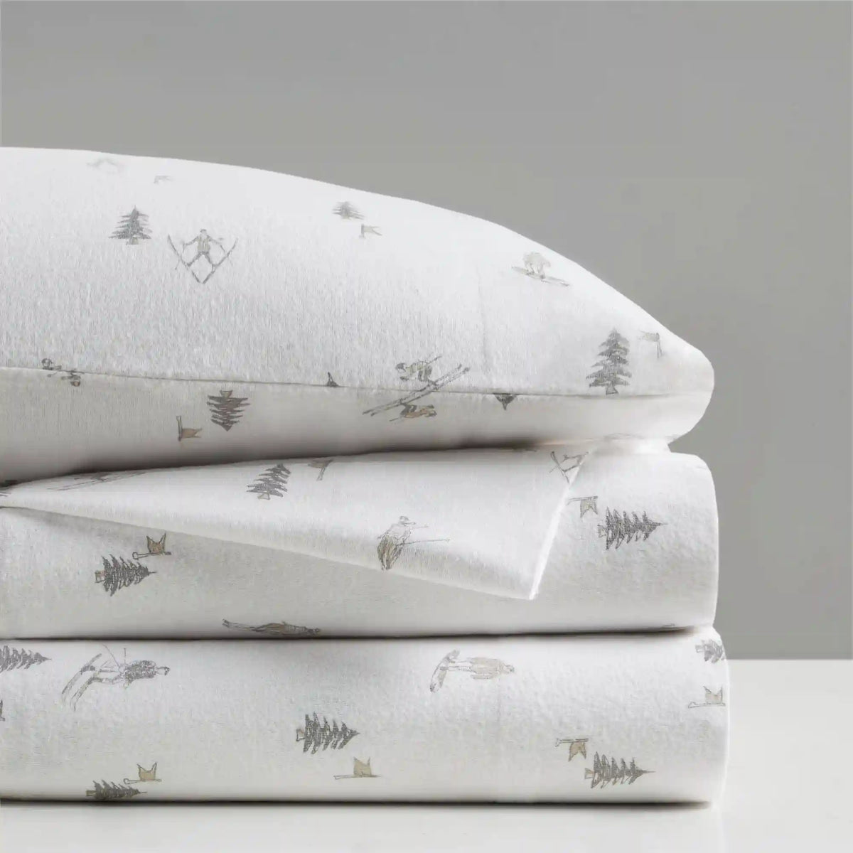 Cozy Cotton Flannel Printed Sheet Set