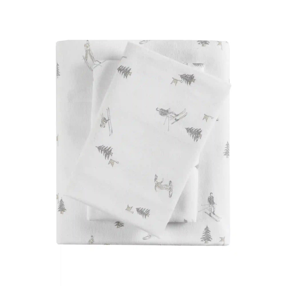 Cozy Cotton Flannel Printed Sheet Set
