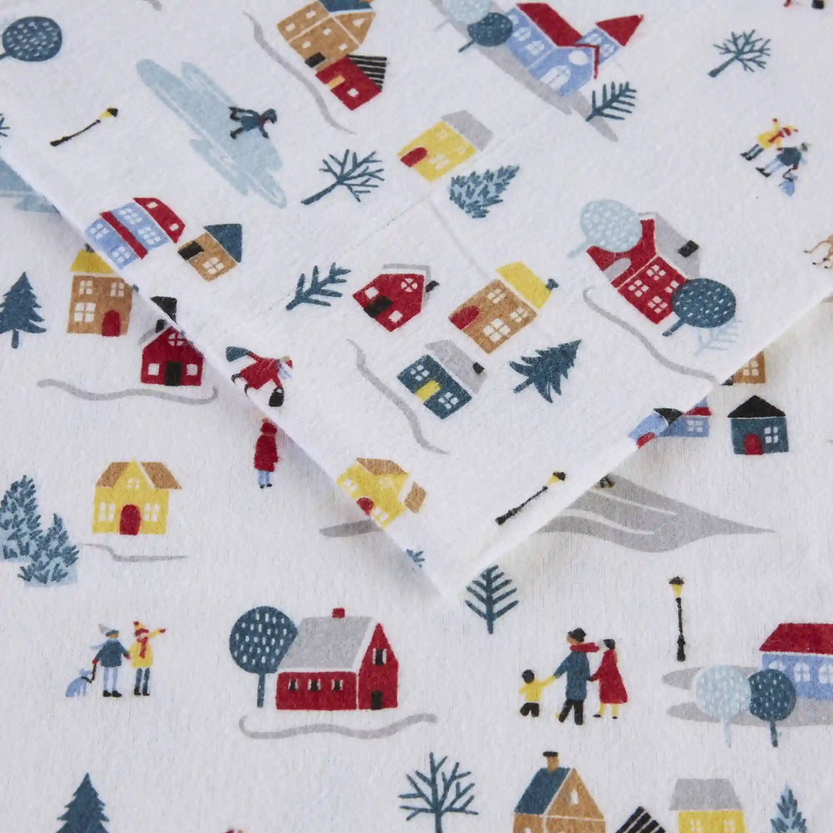 Cozy Cotton Flannel Printed Sheet Set