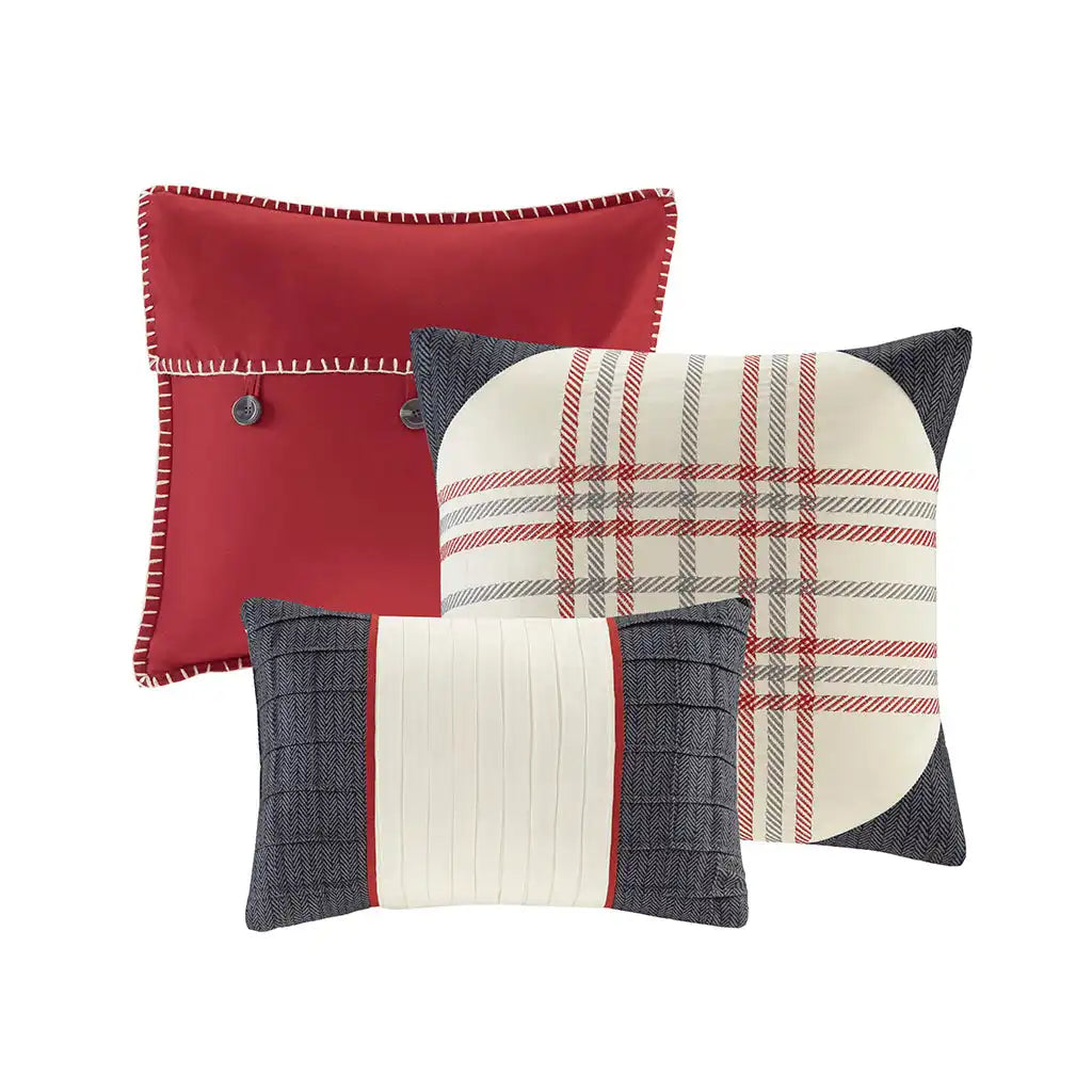 Ridge 7-Piece Herringbone Comforter Set
