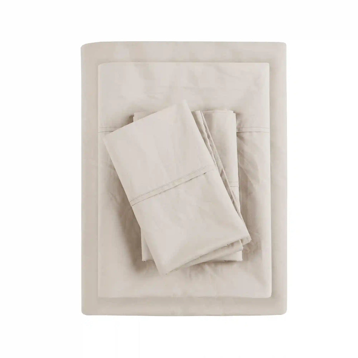 Peached Percale 200 Thread Count Relaxed Cotton Percale Sheet Set