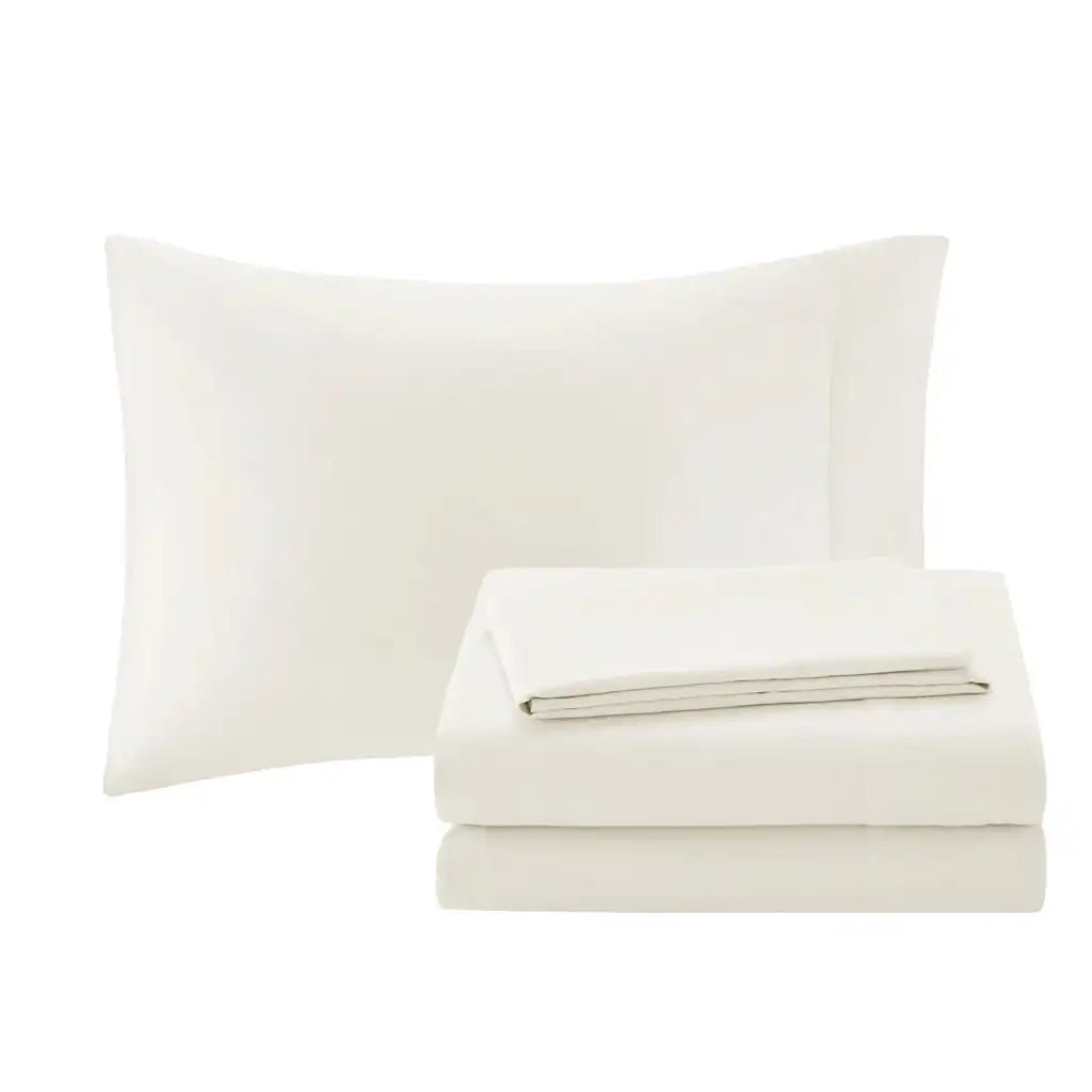 Aubrey 12-Piece Comforter Set with Cotton Bed Sheets Bed in a Bag