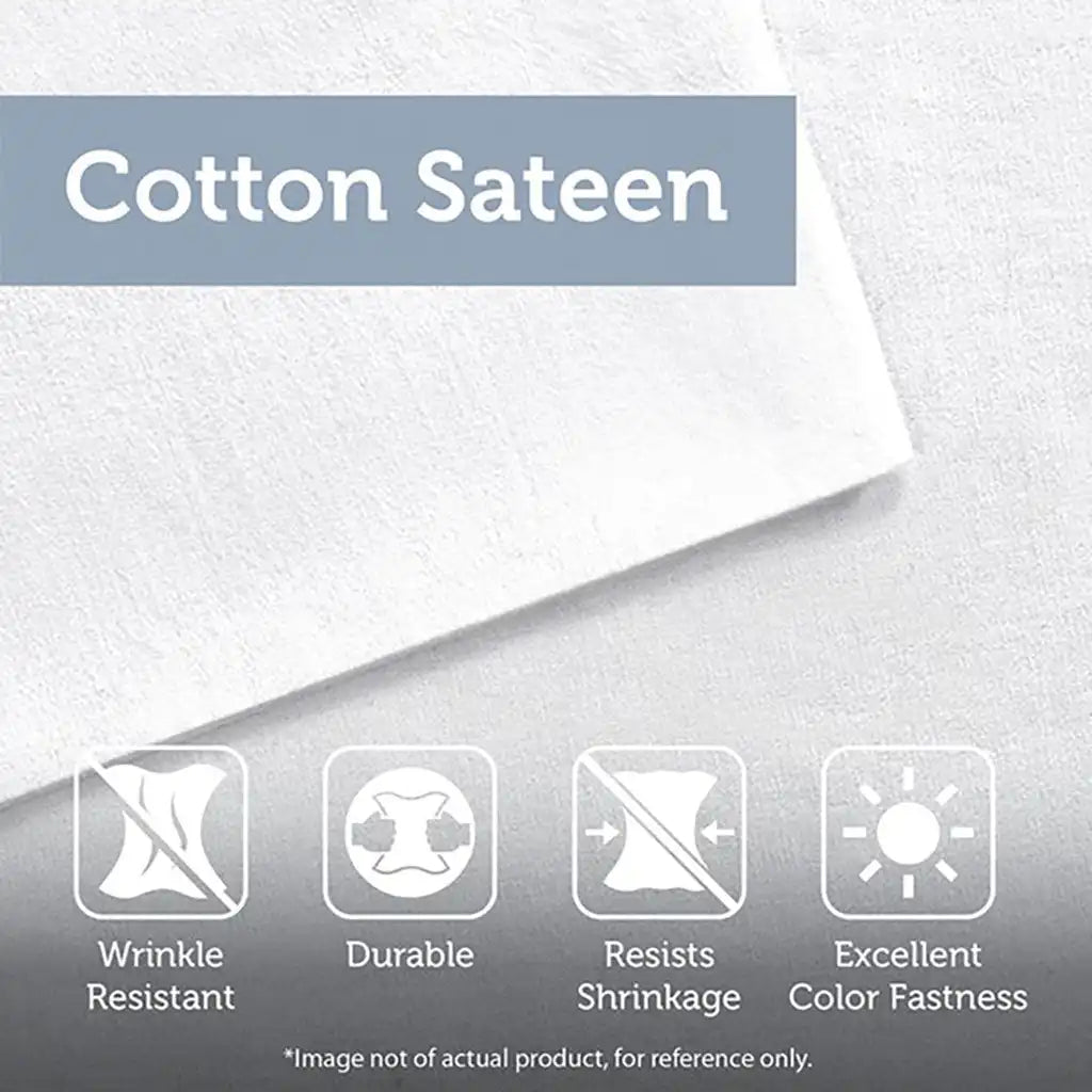 Pebble Beach 7-Piece Cotton Sateen Comforter Set