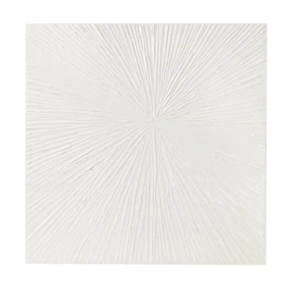 Sunburst Hand Painted Dimensional Resin Wall Art