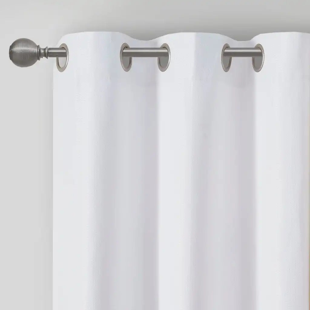 Galen Basketweave Room Darkening Curtain Panel Pair