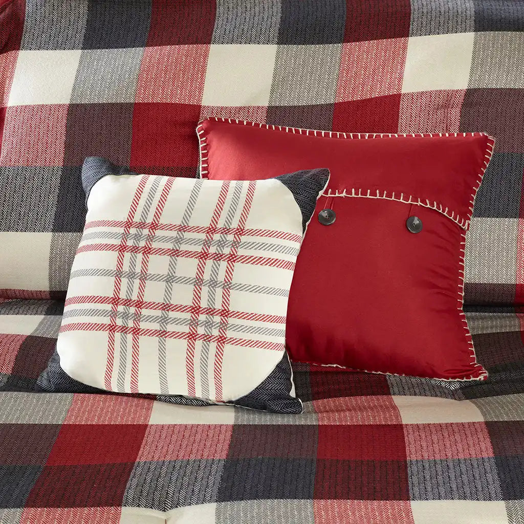 Ridge 7-Piece Herringbone Comforter Set