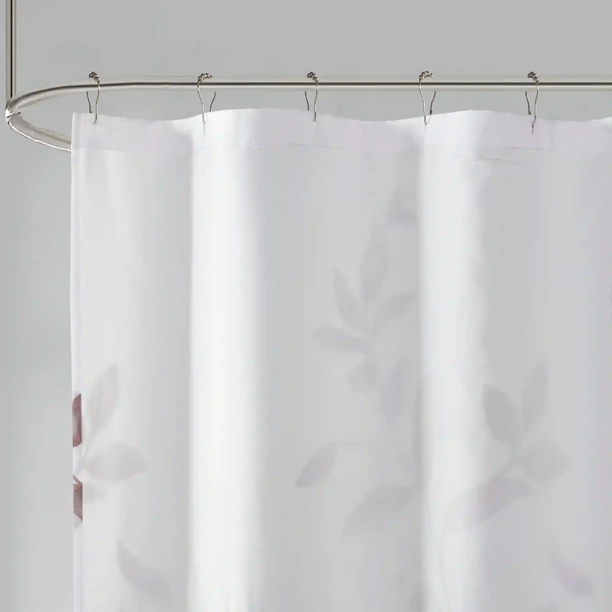 Cecily Burnout Printed Shower Curtain