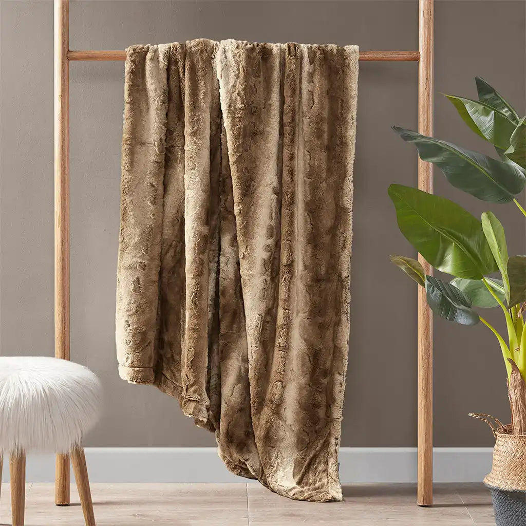 Zuri Oversized Faux Fur Throw