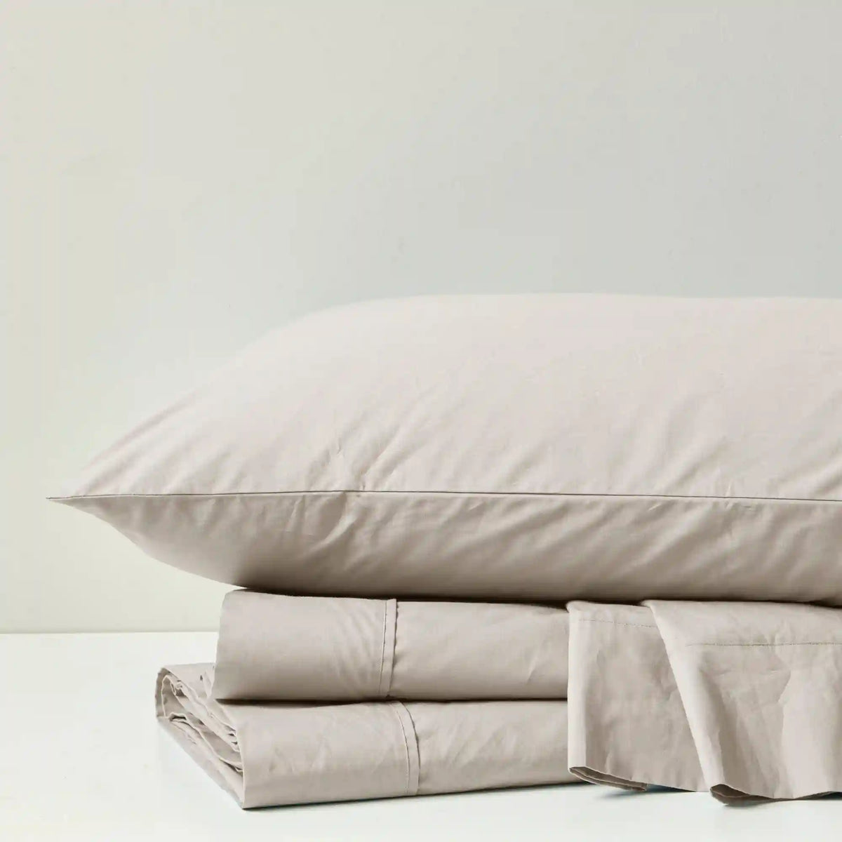 Peached Percale 200 Thread Count Relaxed Cotton Percale Sheet Set
