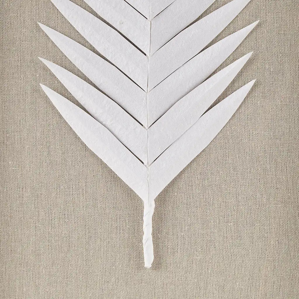 Sabal Framed Rice Paper Palm Leaves 3-Piece Shadowbox Wall Decor Set