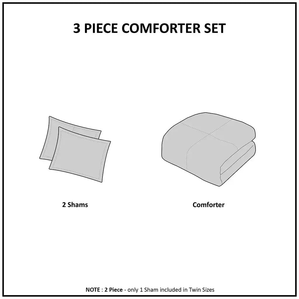 Duke Faux Fur Comforter Mini Set