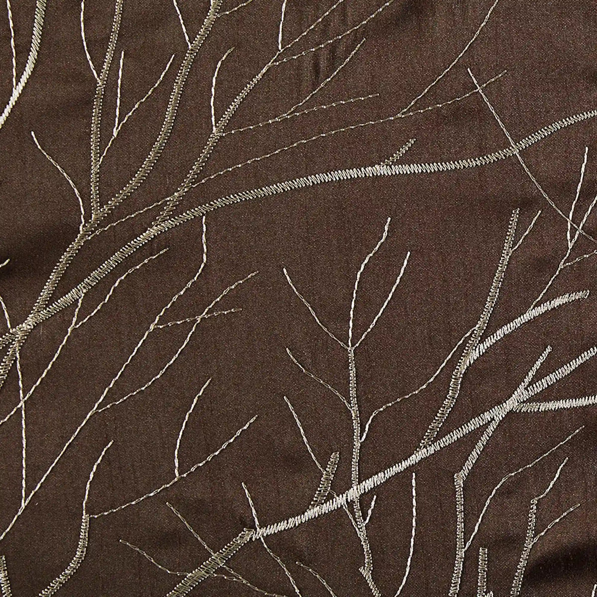 Andora Faux Silk Embroidered Window Valance