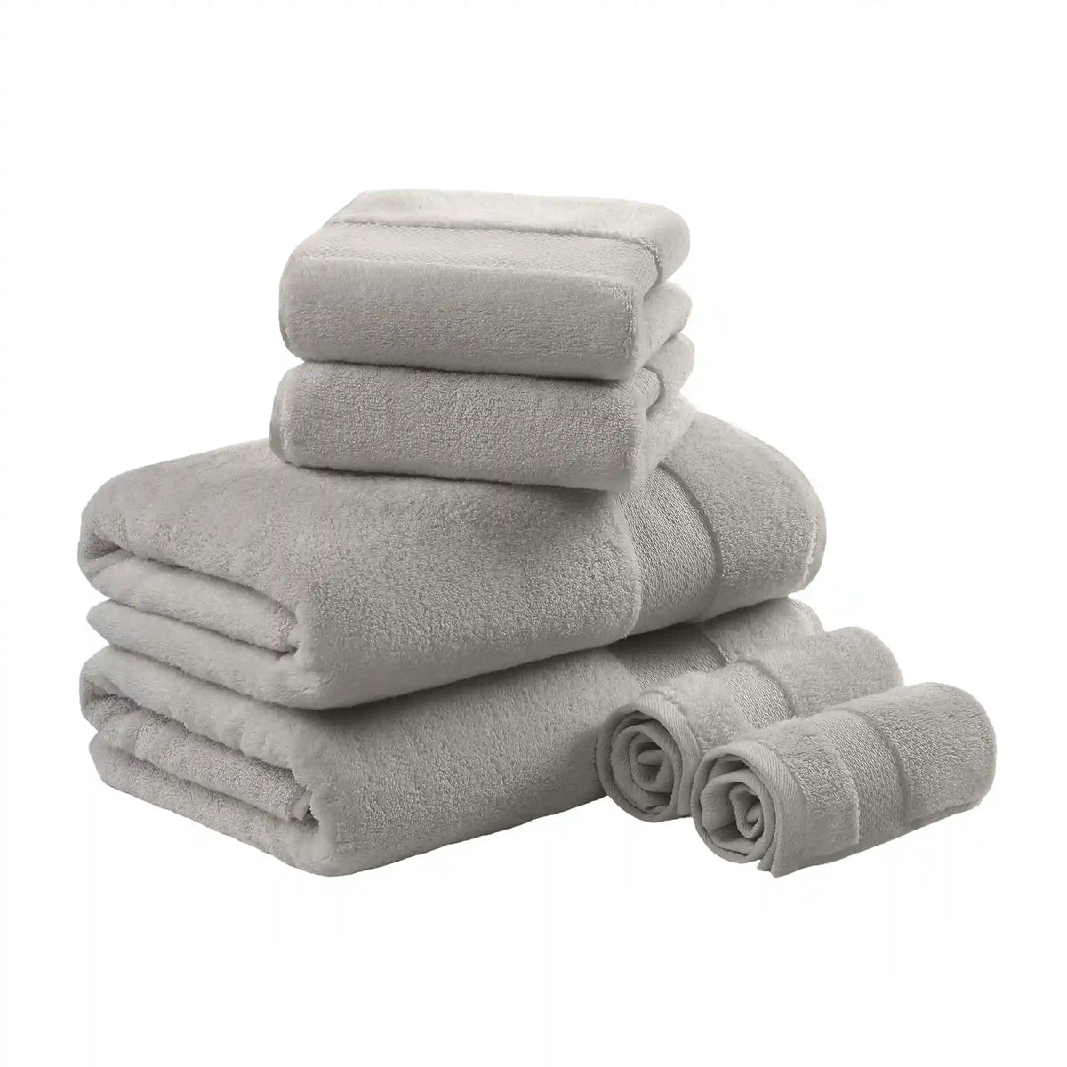 Turkish Cotton 6-Piece Bath Towel Set