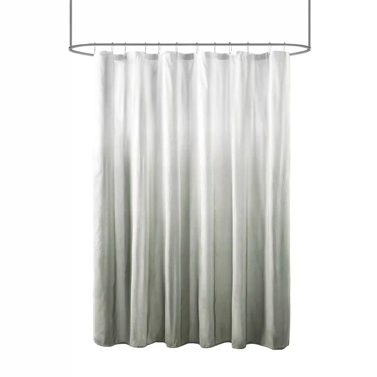 Ara Ombre Printed Seersucker Shower Curtain