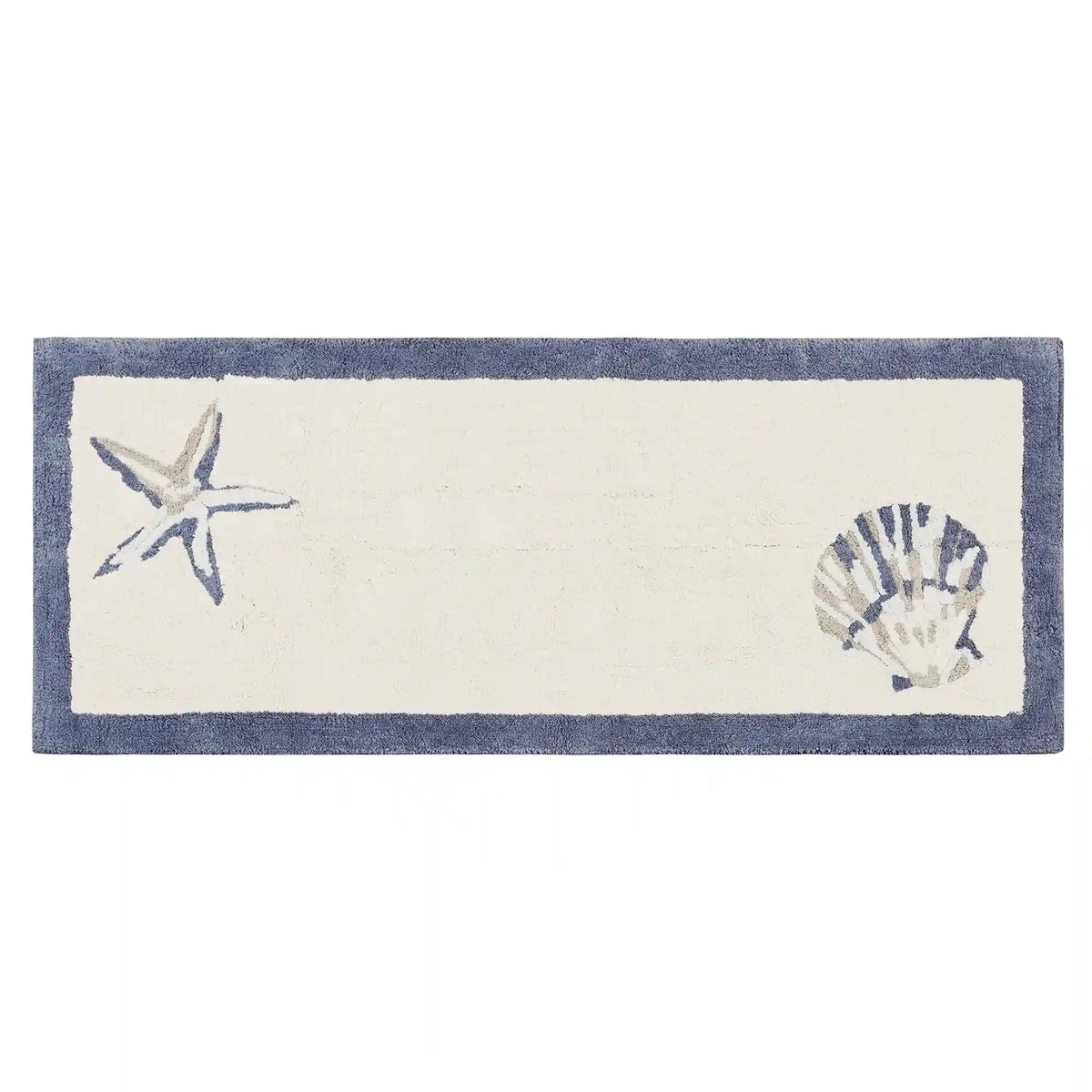 Bayside Coastal Reversible High Pile Tufted Bath Rug